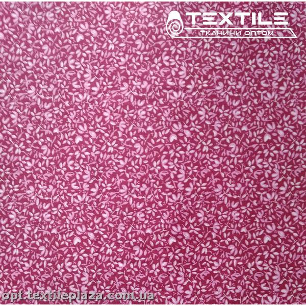 Сатин постельный цветной 7711D8C9 цветы, бордовый