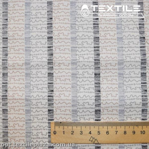 Сатин постельный цветной 1603D31C31 узор, светло-бежевый