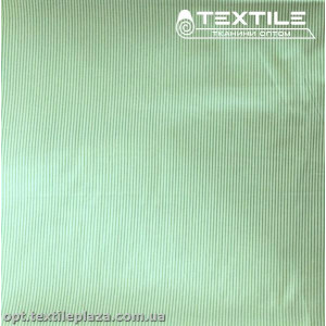 Сатин постельный цветной 3160D53C4 полоска мятная, белый