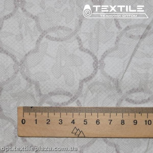 Сатин постельный цветной 1603D12C12 узор, бежевый