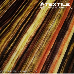 Сетка гофре 3780C1 оранжево-оливковый