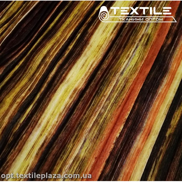 Сетка гофре 3780C1 оранжево-оливковый