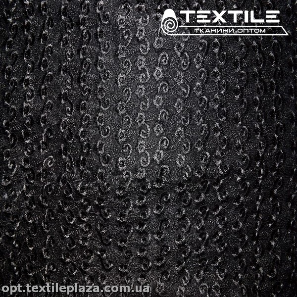 Сетка вышивка 88881D1C22 узор, черный