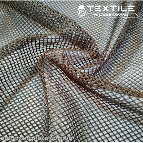 Сетка ажур 2267D2C5 серо-коричневый
