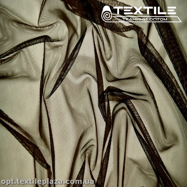 Сетка стрейч 10973C7 шоколадный