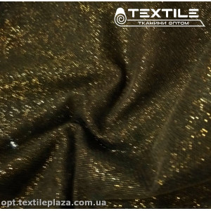 Сетка блестки 5250D10C34 золотисто-черный