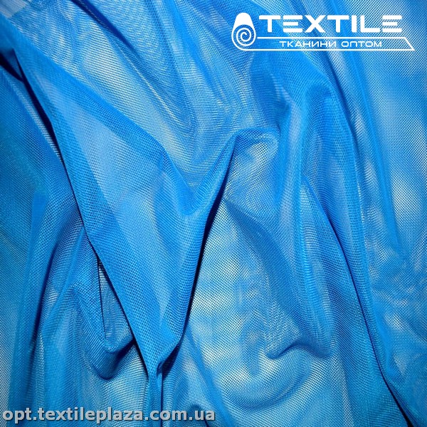 Сетка стрейч 19174C6 голубой