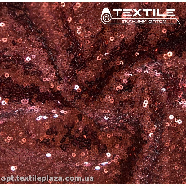 Сетка пайетки 12872D1C6 бордовый