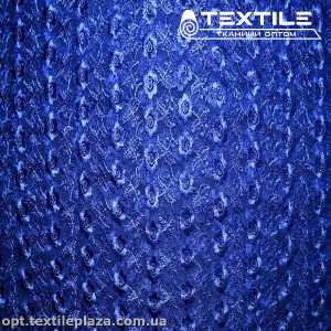 Сетка вышивка 5781D11C20 узор, синий