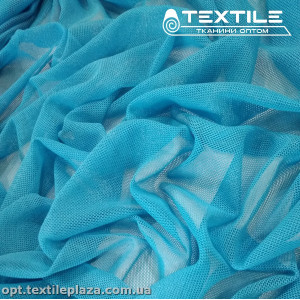 Сетка стрейч 1513C7 светло-голубой