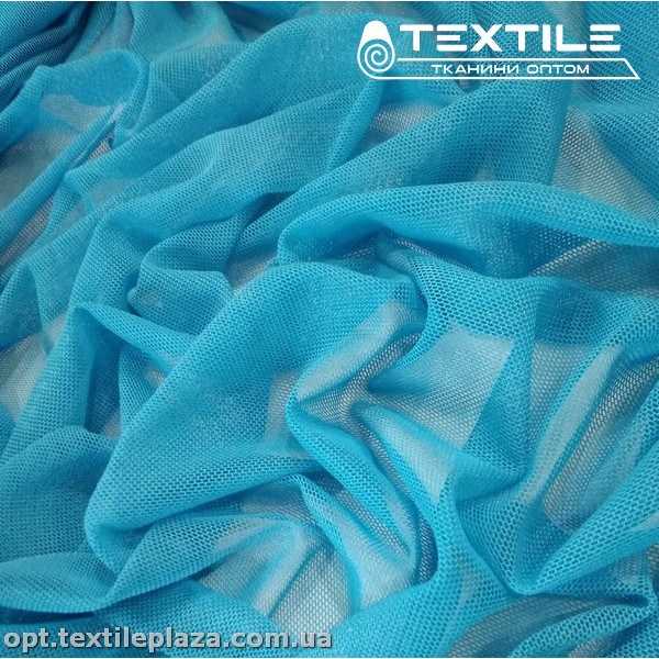Сетка стрейч 1513C7 светло-голубой