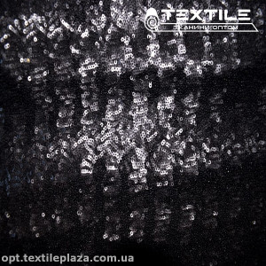 Сетка пайетки 9350D1C2 черный