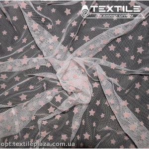 Сетка флок 4167D3C2 звезды, розовый