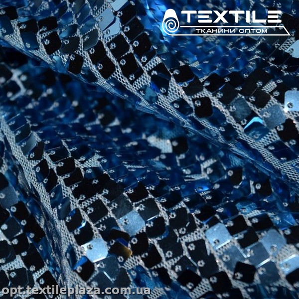 Сетка пайетки 3054D1C9 голубой