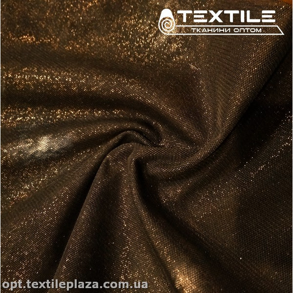 Сетка блестки 5250D10C33 медно-черный