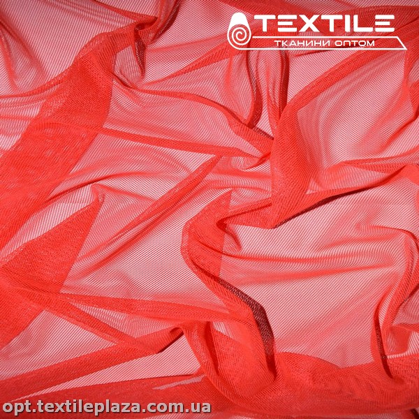 Сетка стрейч 7803C6 оранжевый