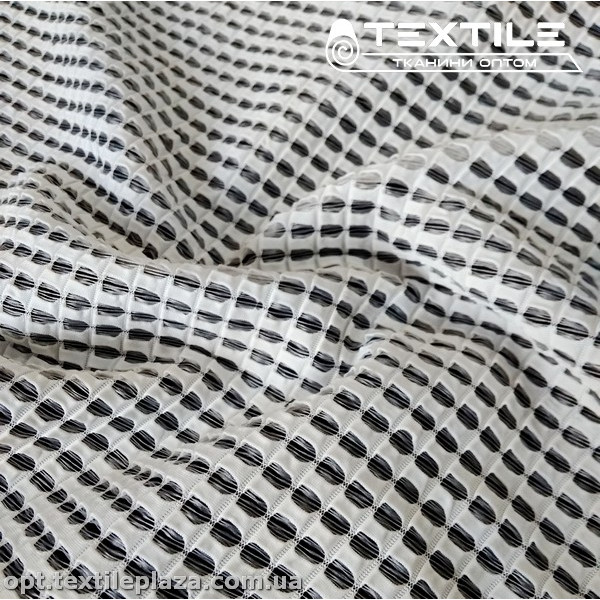 Сетка жаккард 12334D18C1 прорези, белый