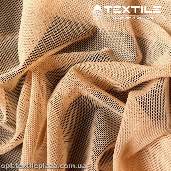 Сетка стрейч 4154C3 пудровый