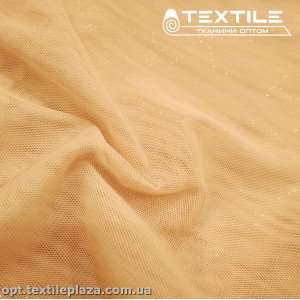 Сетка блестки 5250D10C4 кремовый