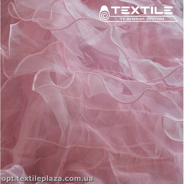 Сетка рюши 8987D5C3 розовый