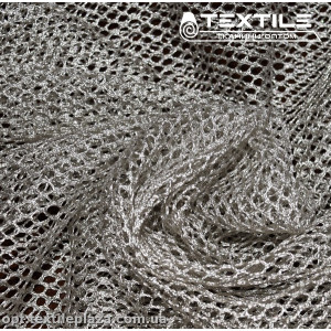 Сетка ажур 3654D1C3 люрекс, серый