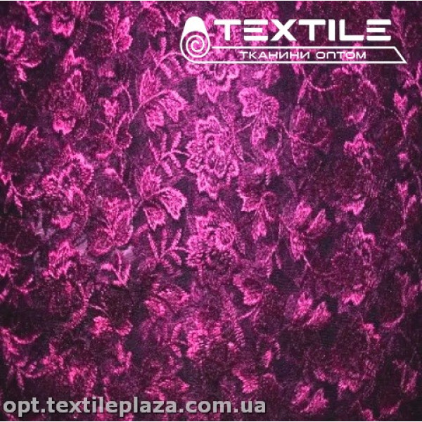 Сетка вышивка 44581D2C19 узор, сливовый