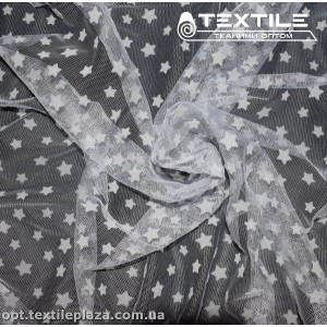 Сетка флок 4167D3C4 звезды, бледно-голубой