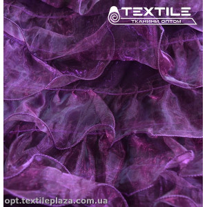 Сетка рюши 9122D1C3 фиолетовый