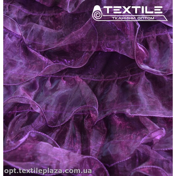 Сетка рюши 9122D1C3 фиолетовый