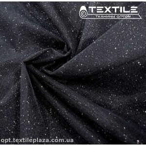 Сетка блестки 5250D13C32 чёрный