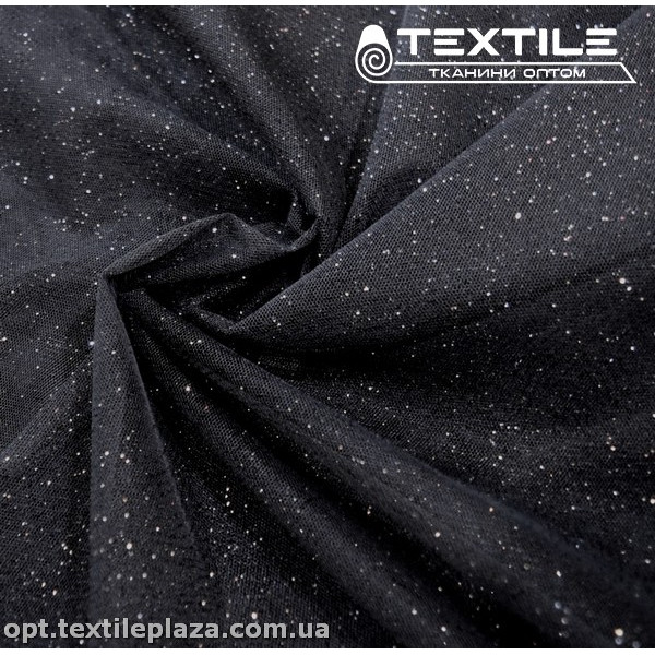 Сетка блестки 5250D13C32 чёрный