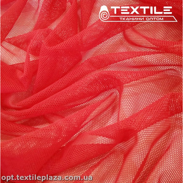 Сетка стрейч 90065C3 красный