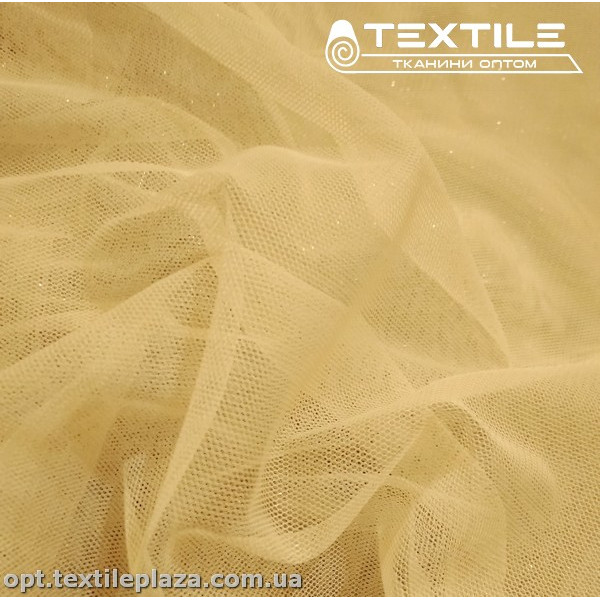 Сетка блестки 5250D15C2 кремовый