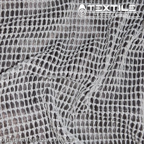 Сетка жаккард 12334D28C1 прорези, белый