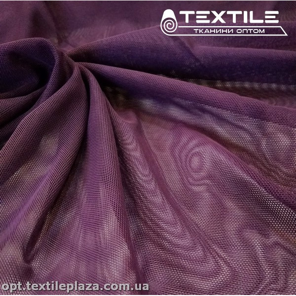 Сетка стрейч 14975C3 пыльно-фиолетовый