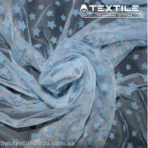 Сетка флок 4167D3C5 звезды, голубой