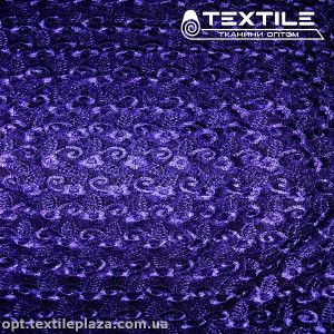 Сетка вышивка 88881D1C11 узор, индиго