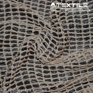 Сетка жаккард 12334D2C2 прорези, кофе с молоком