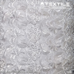 Сетка вышивка 44181D2C1 узор, белый