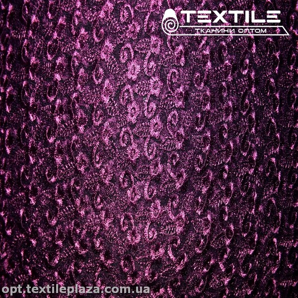 Сетка вышивка 88881D1C12 узор, слива