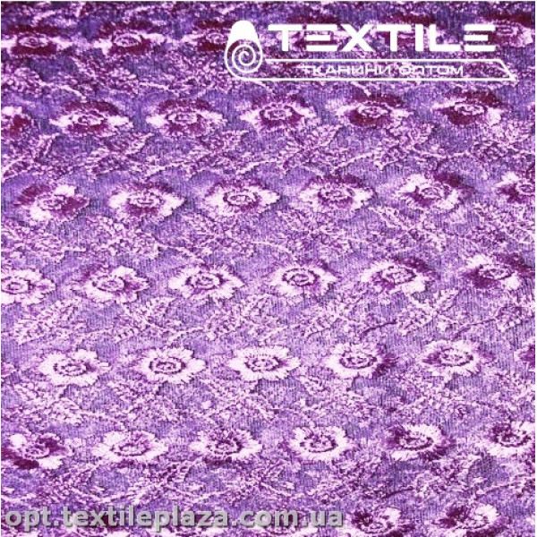 Сетка вышивка 5781D11C25 узор, сиреневый