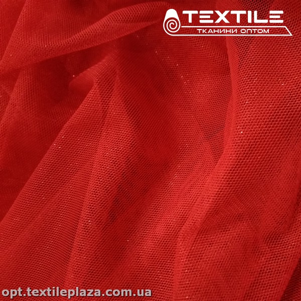 Сетка блестки 5250D10C20 красный