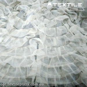 Сетка рюши 8610D6C2 белый