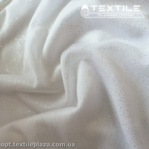 Сетка блестки 4134D1C1 белый