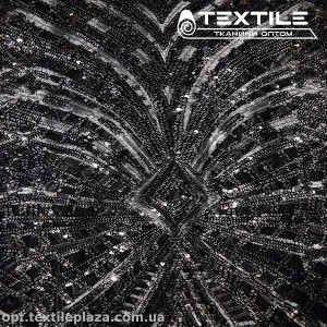 Сетка пайетки 3474D90C1 узор, серебро