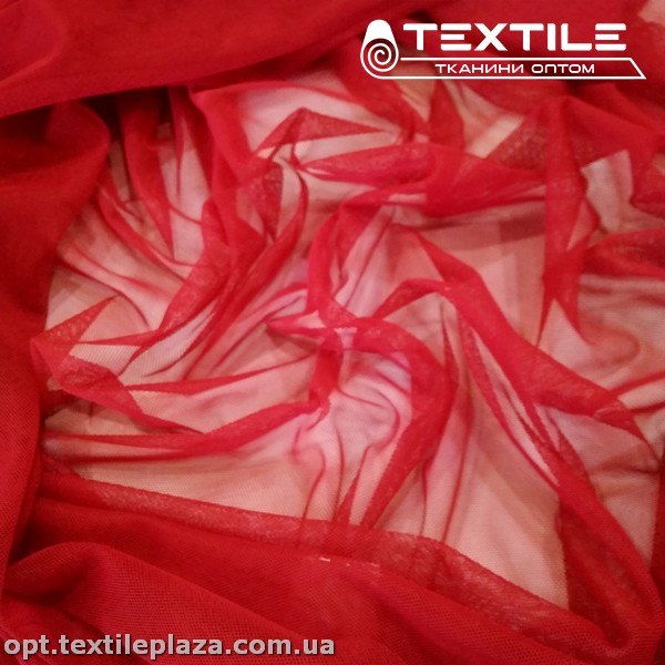 Сетка стрейч 8111C33 темно-красный