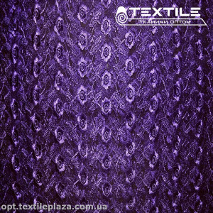 Сетка вышивка 5781D11C11 узор, сине-фиолетовый