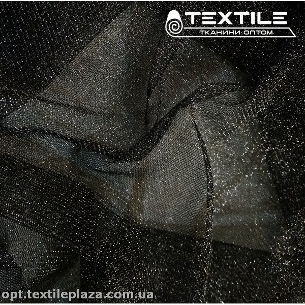 Сетка люрекс 5303D9C1 черный
