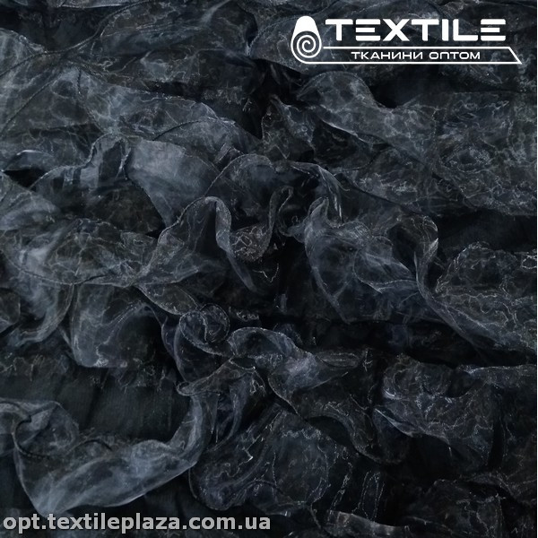 Сетка рюши 9122D1C6 черный