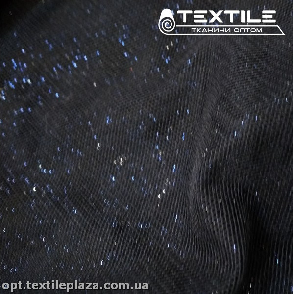 Сетка блестки 5250D10C30 темно-синий